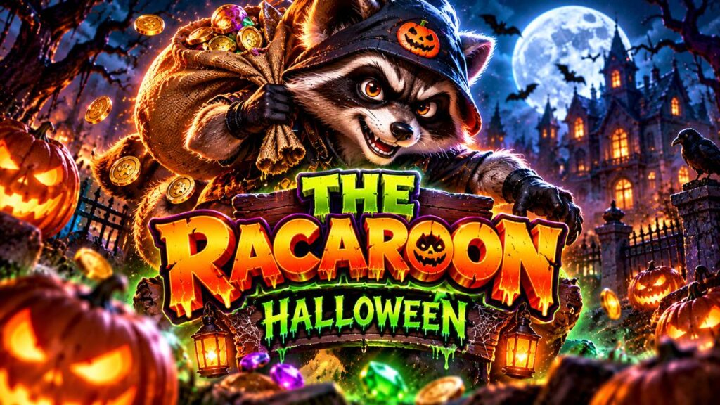 The Racaroon Halloween de Playtech: el mapache más travieso disfraza su Hold & Win para la noche de brujas en Bwin